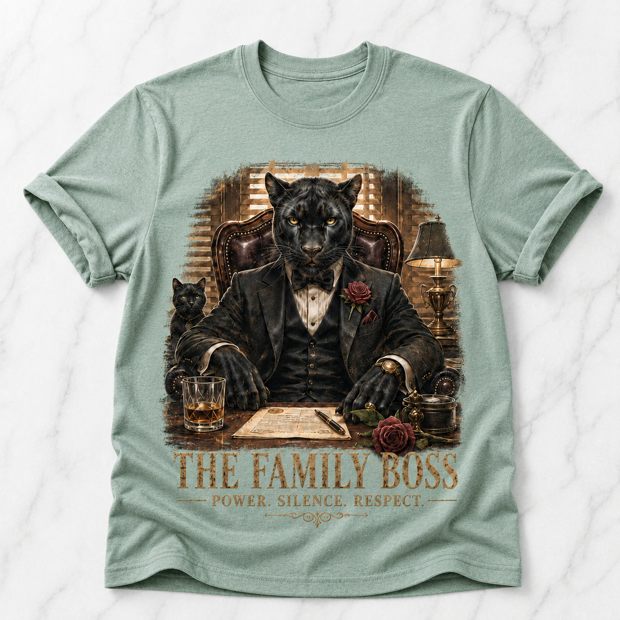 The Family Boss Mafia Panther Tee