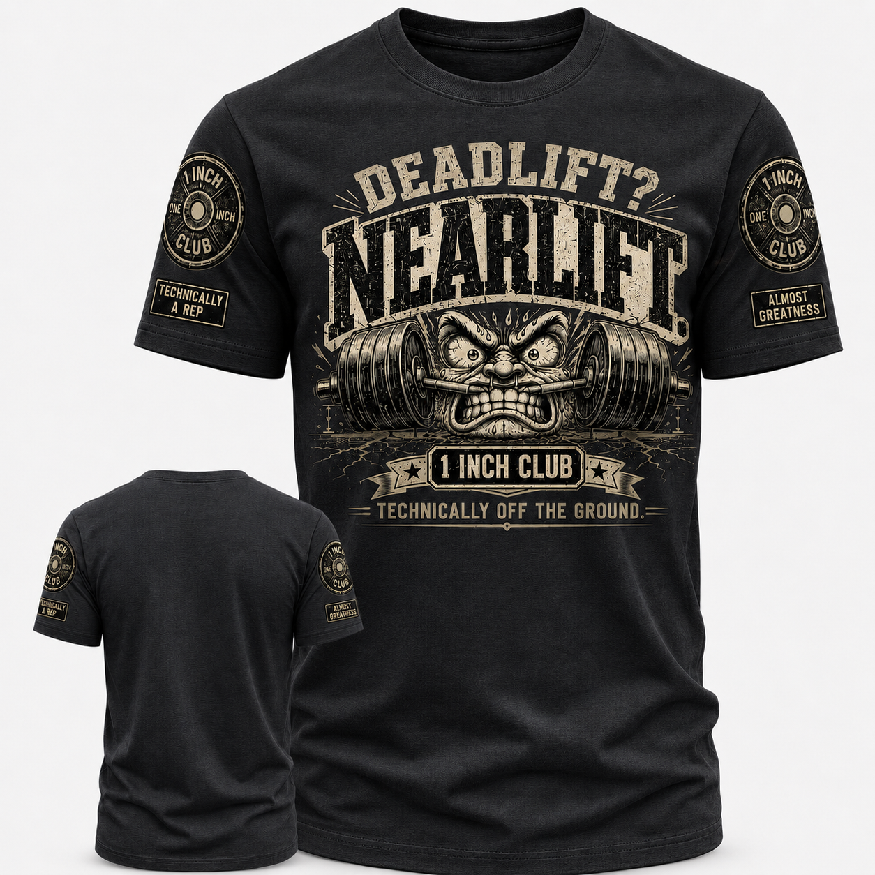 Deadlift Nearly 1 Inch Club Tee