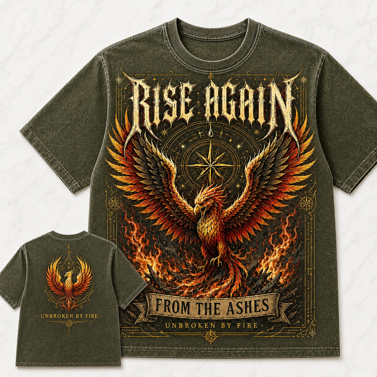 Rise Again Phoenix Rebirth Tee