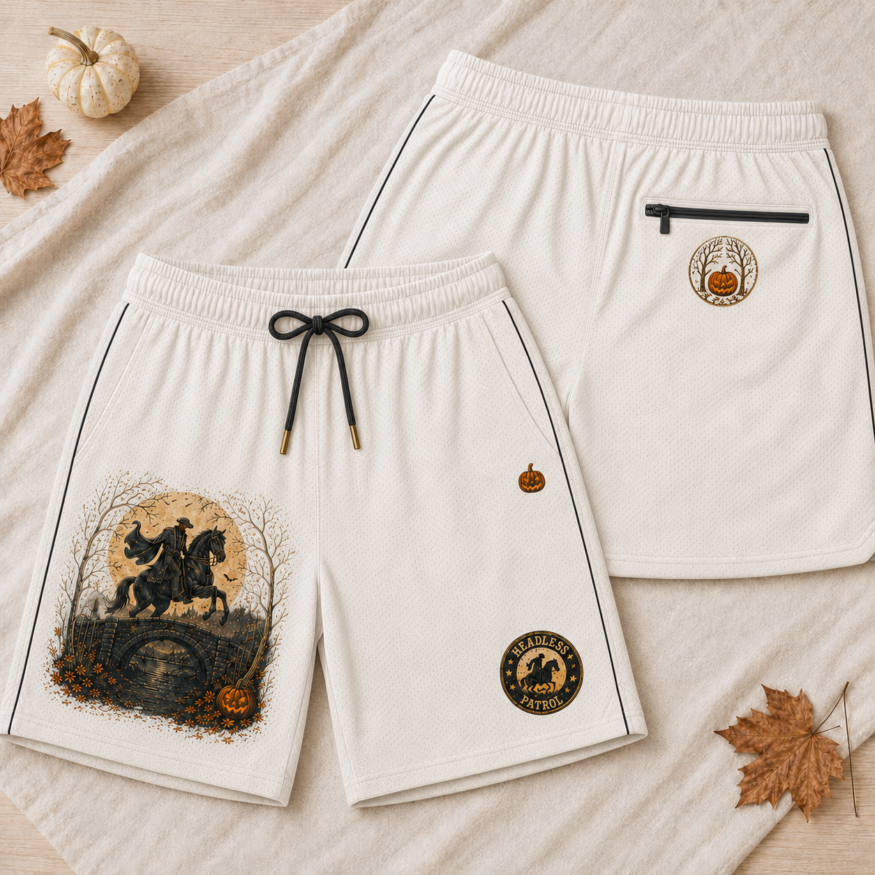 Sleepy Hollow Headless Patrol Shorts