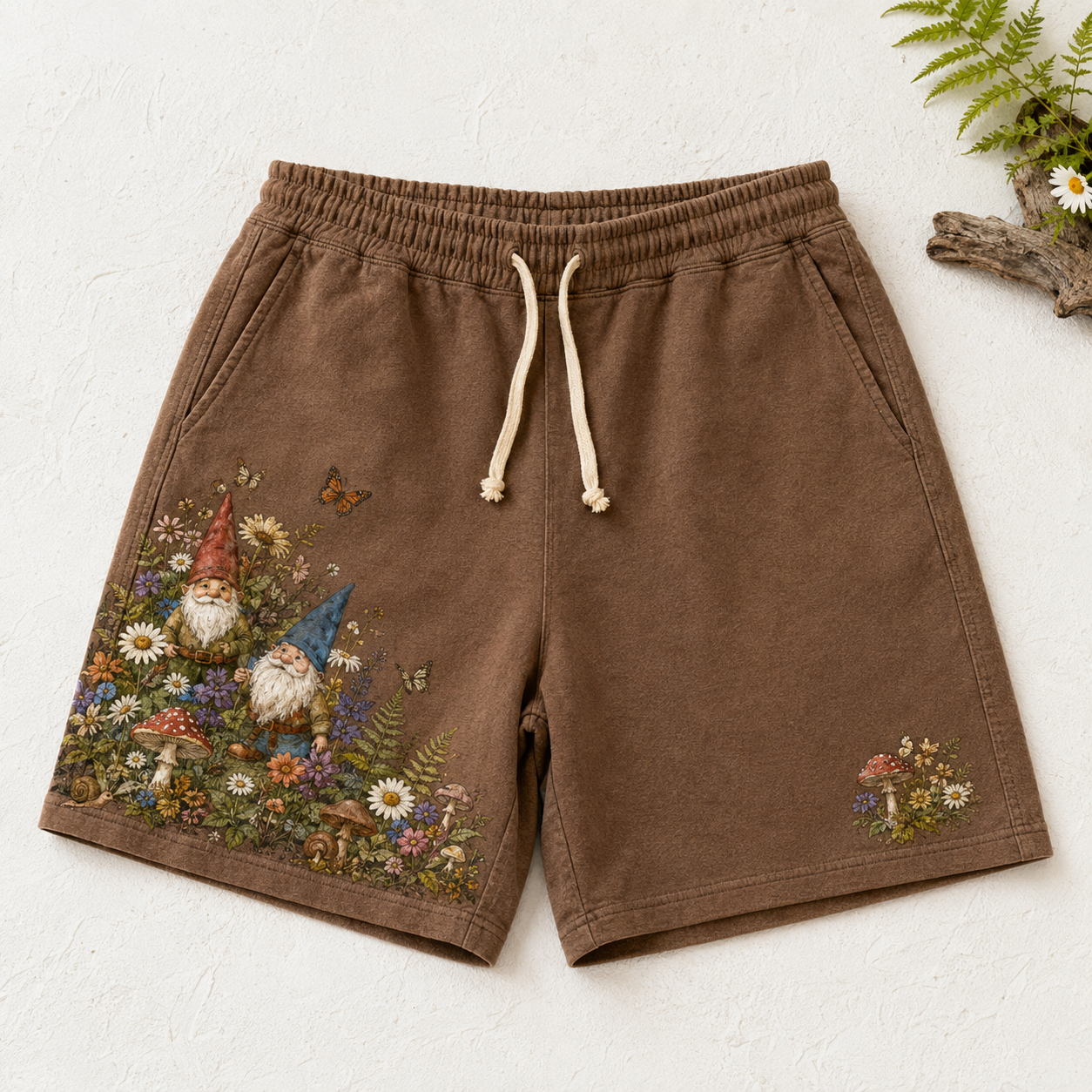 Garden Gnome Cottage Shorts