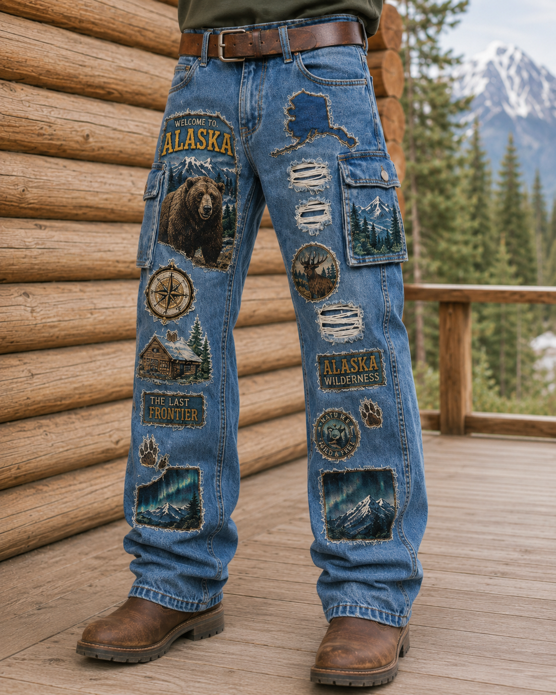 [Copy]Alaska Food Chain Polar Bear Shorts