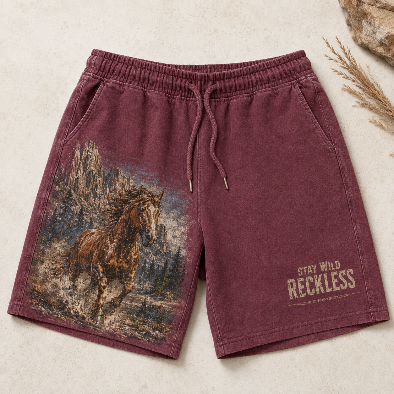 Staff Sergeant Reckless War Horse Tribute Shorts