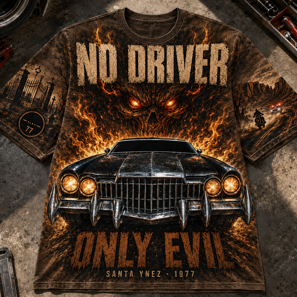 1977 Road Horror Tee