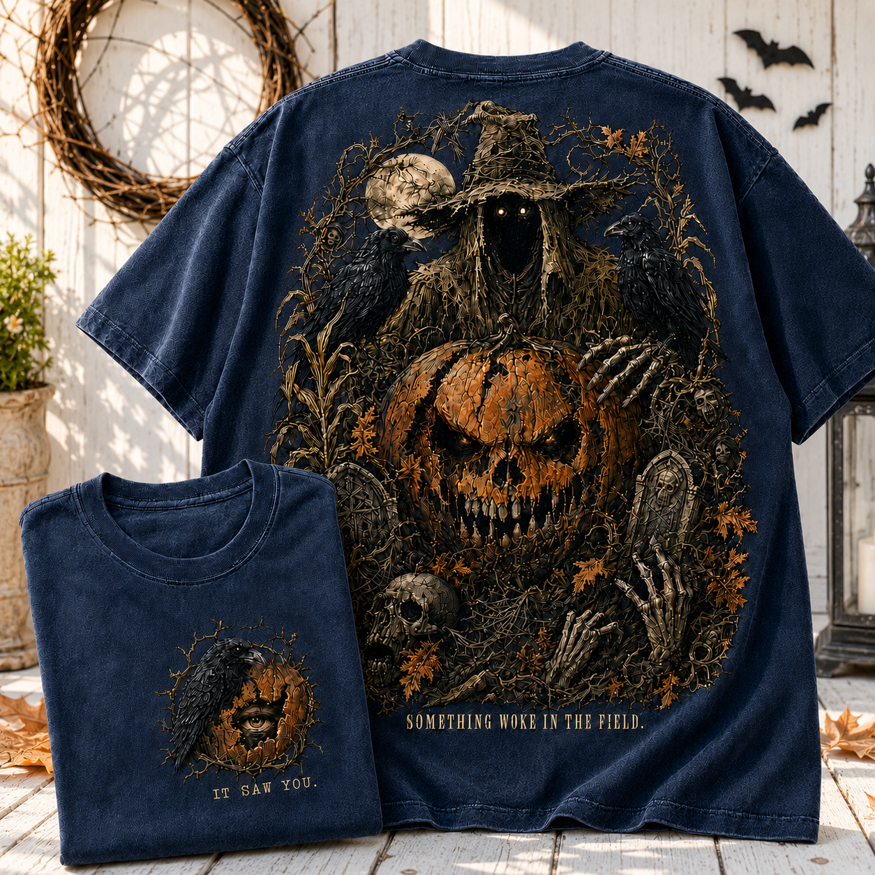Something Woke in the Field Tee 🎃🌾🐦‍⬛