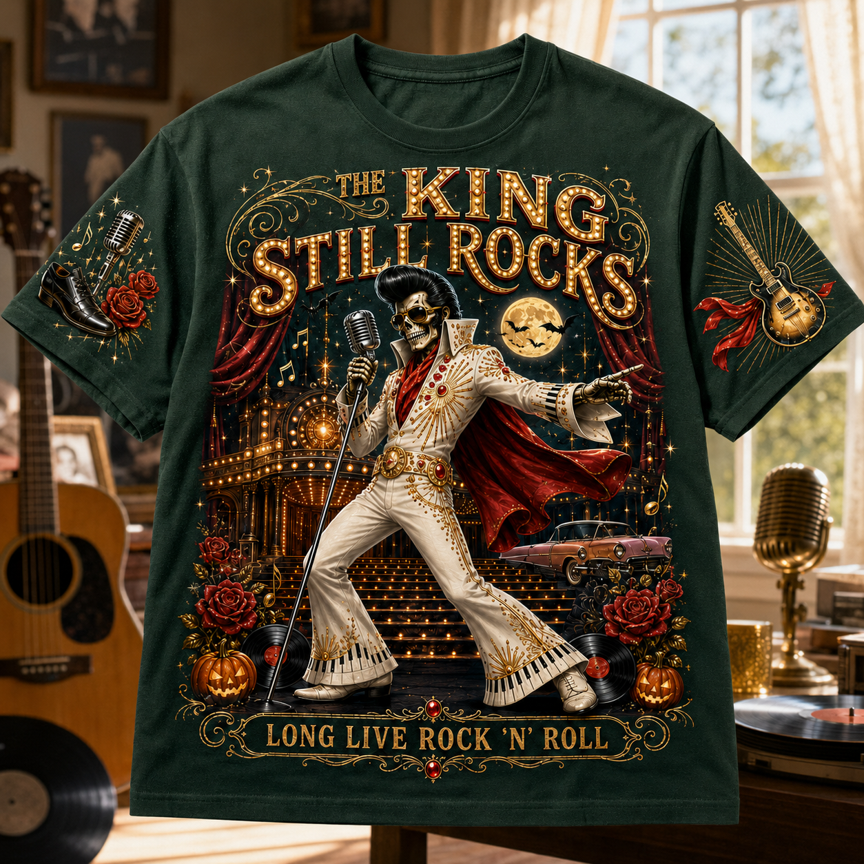 The King Still Rocks Tribute Tee