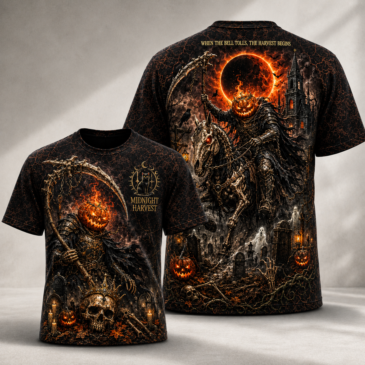  Midnight Harvest Halloween Tee
