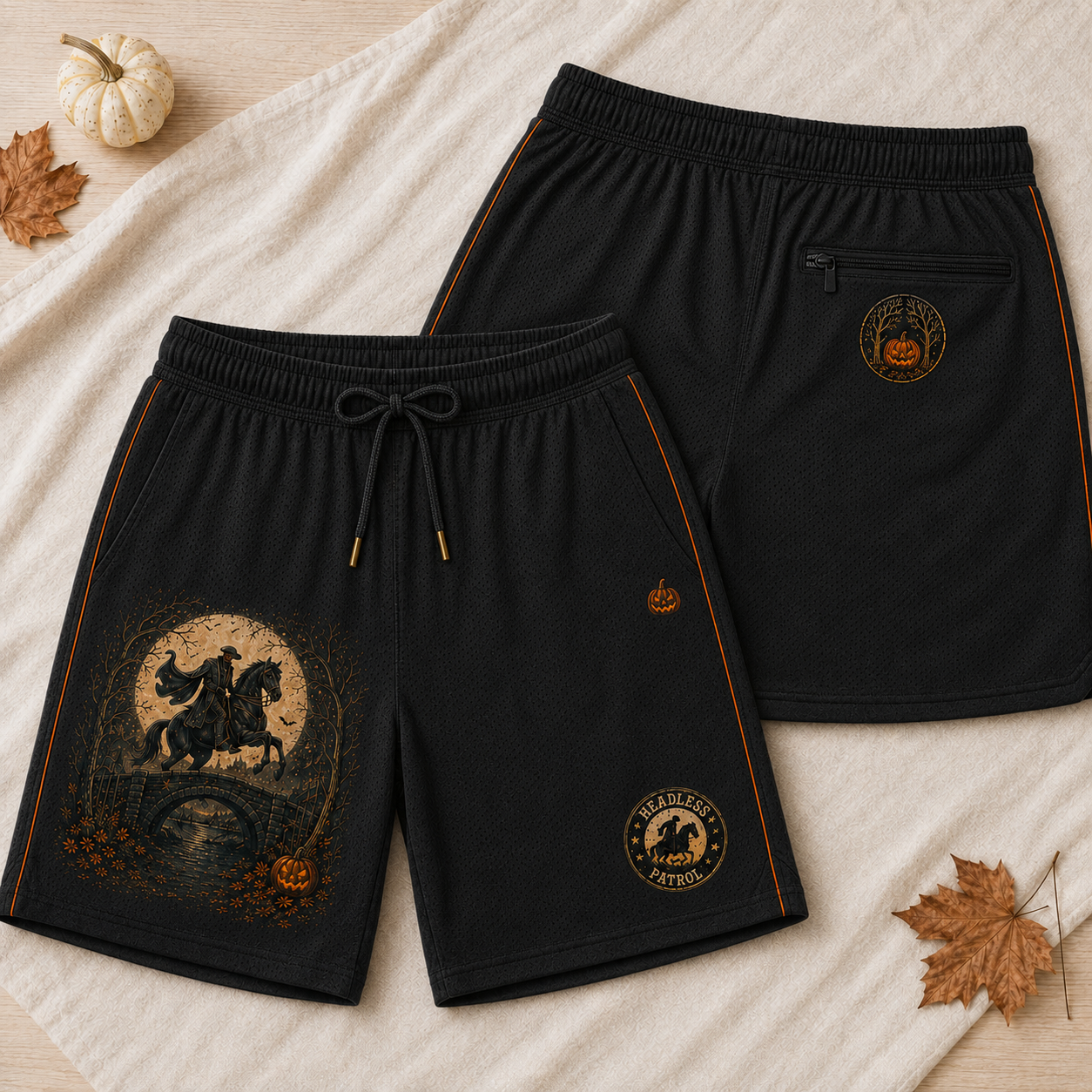 Sleepy Hollow Headless Patrol Shorts