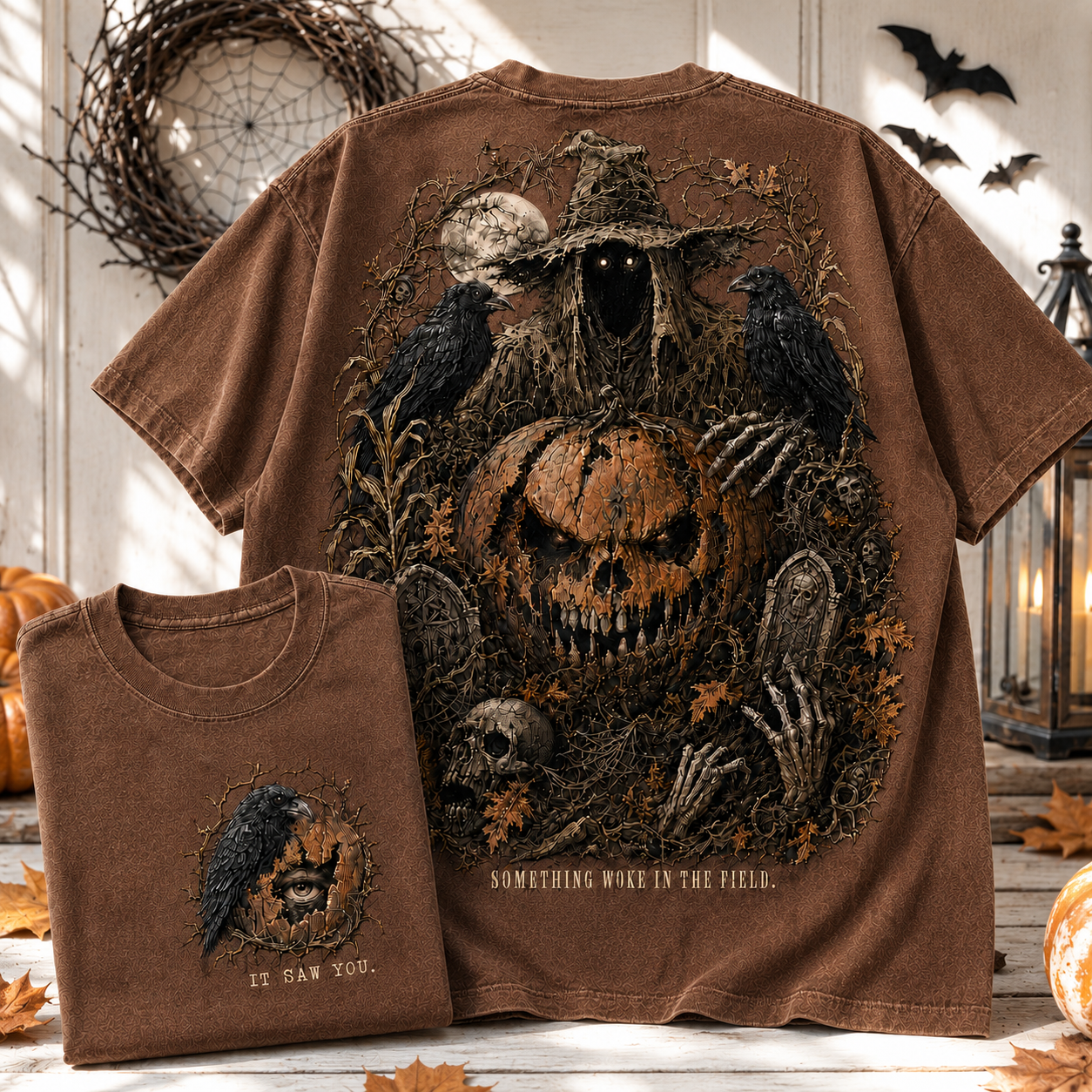 Something Woke in the Field Tee 🎃🌾🐦‍⬛