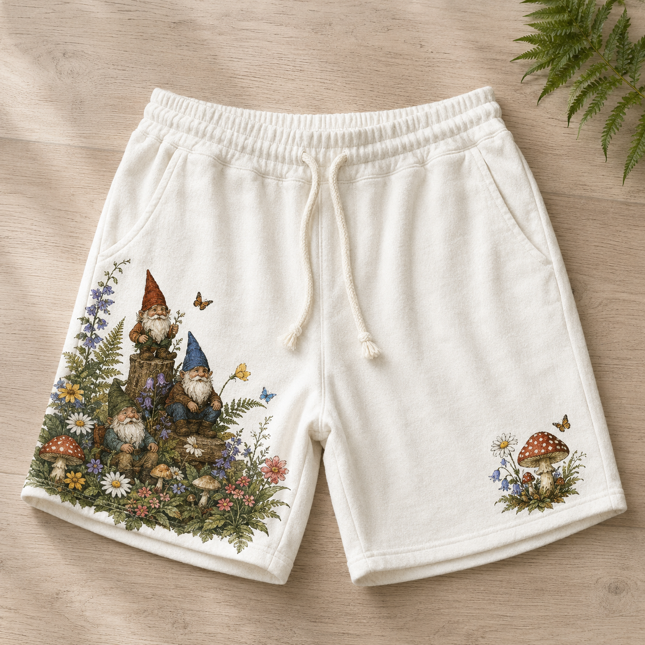 Garden Gnome Cottage Shorts