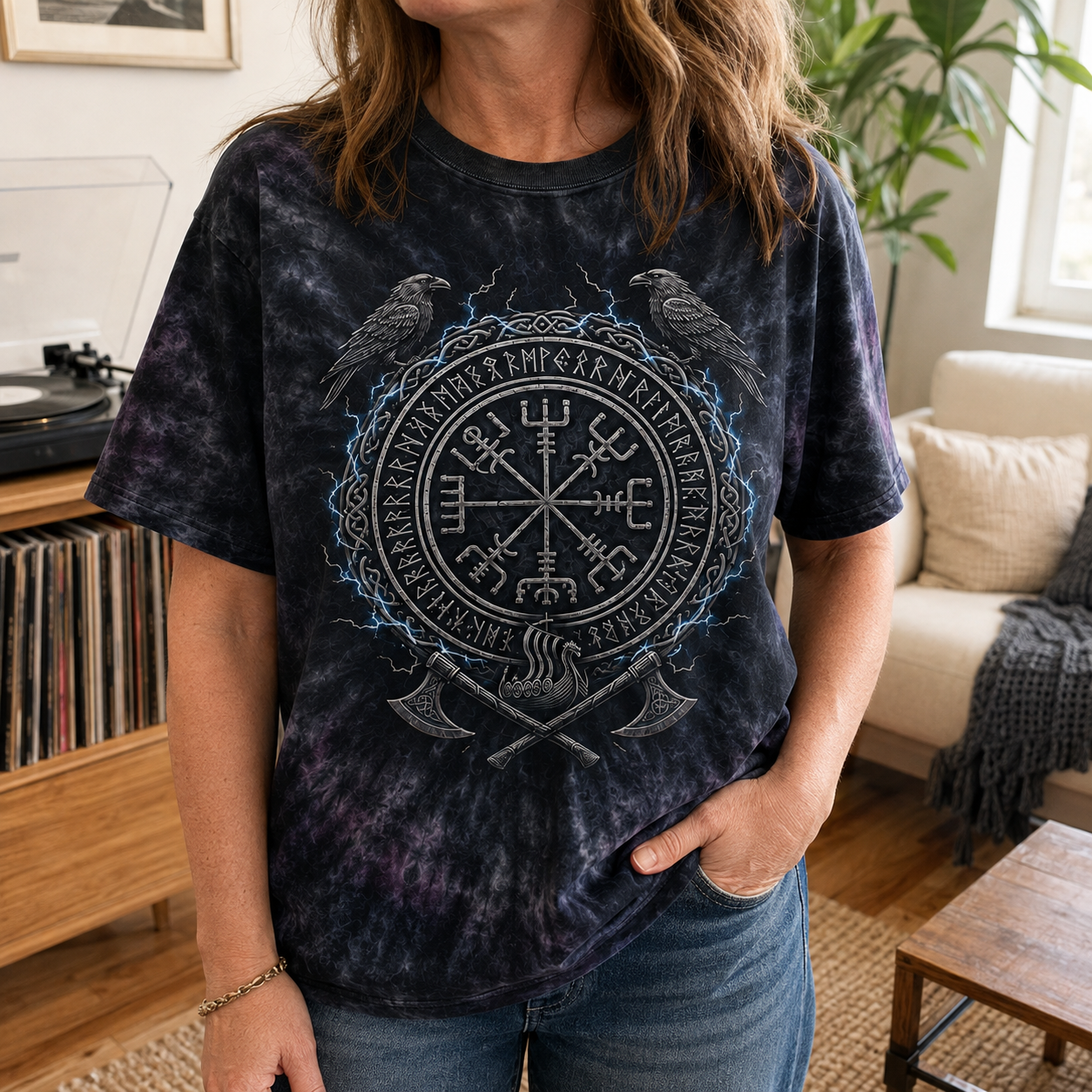 Raven Rune Warrior Tee