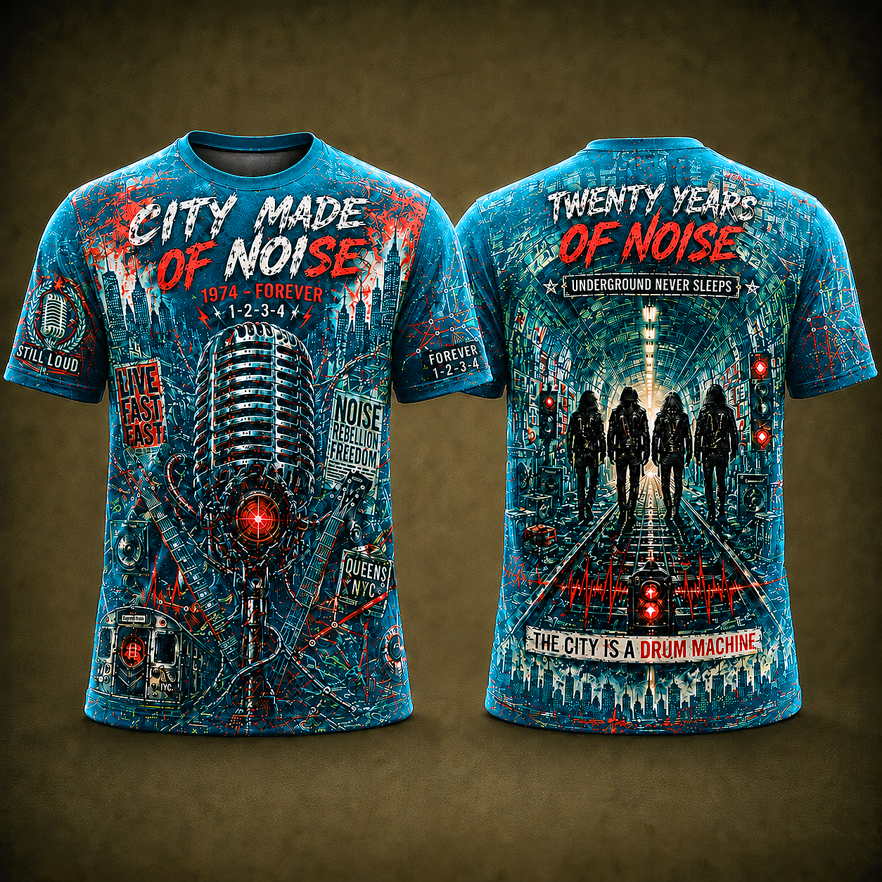 City Made Of Noise Music T-Shirt