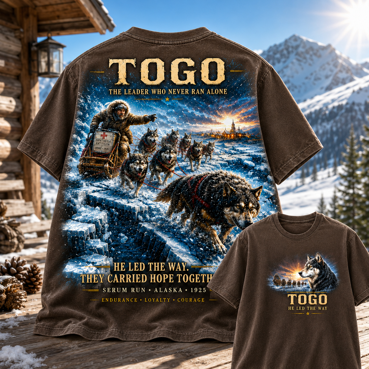 Togo Led the Way Tribute Tee