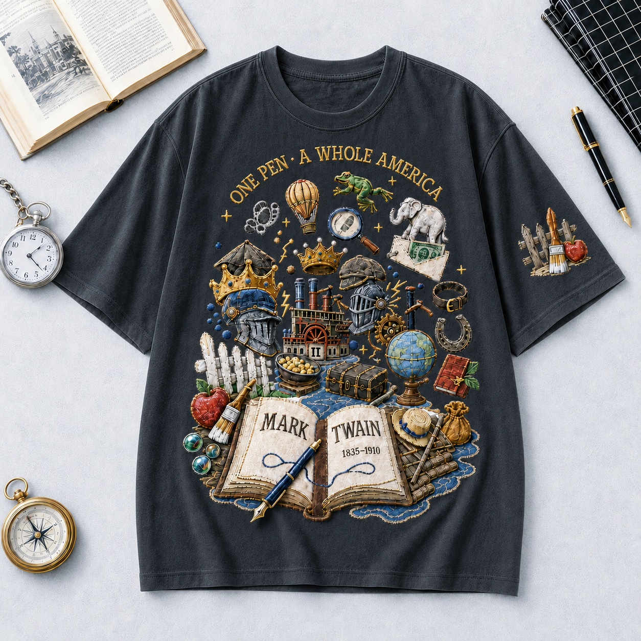 Mark Twain Literary Tribute Tee