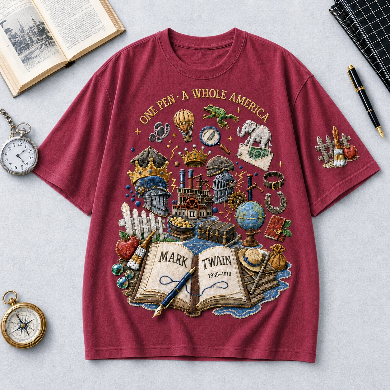 Mark Twain Literary Tribute Tee