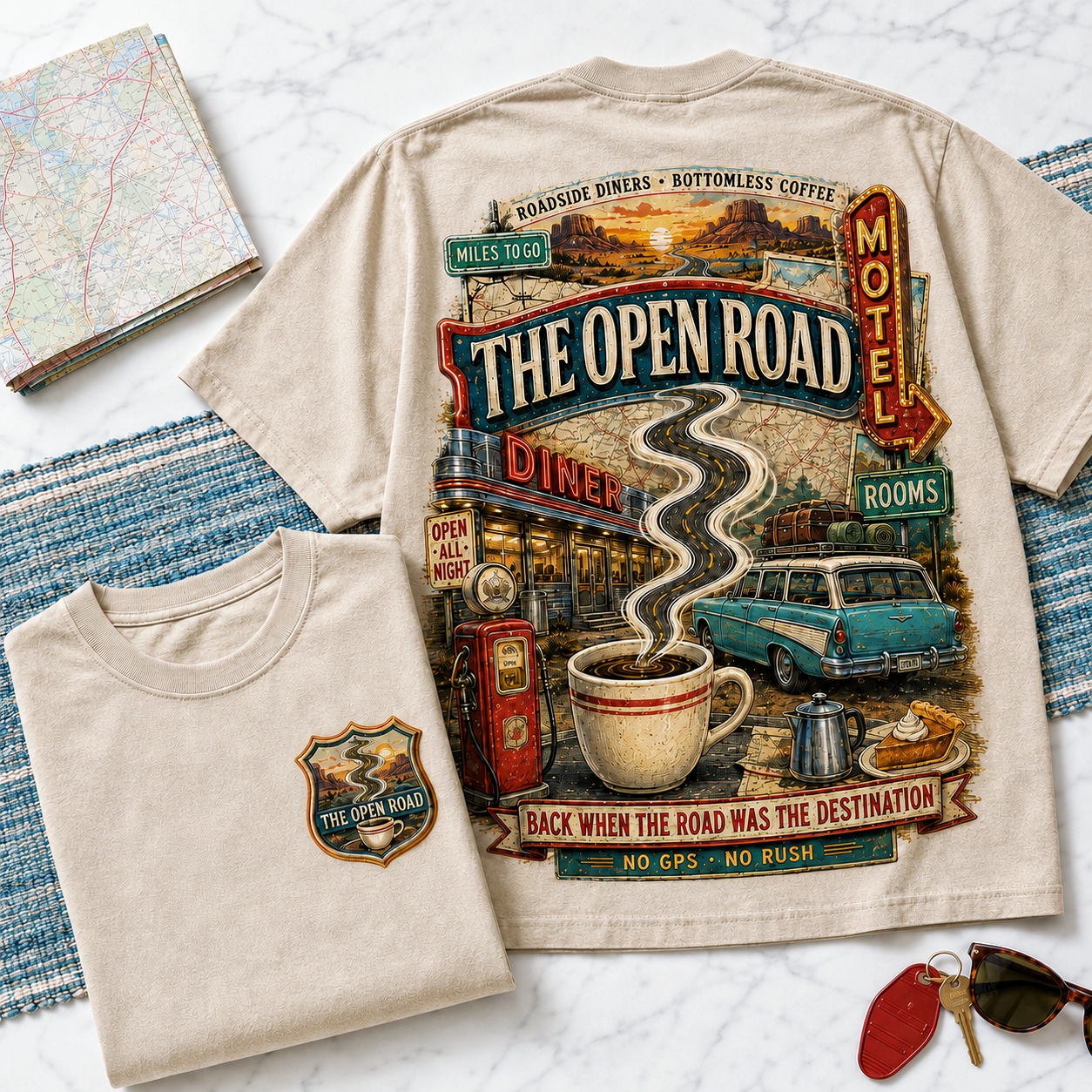Open Road Travel Tee