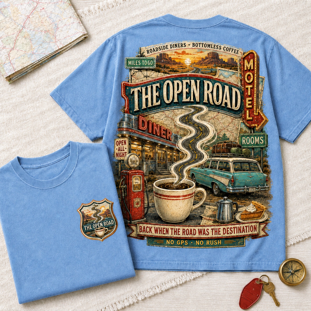 Open Road Travel Tee