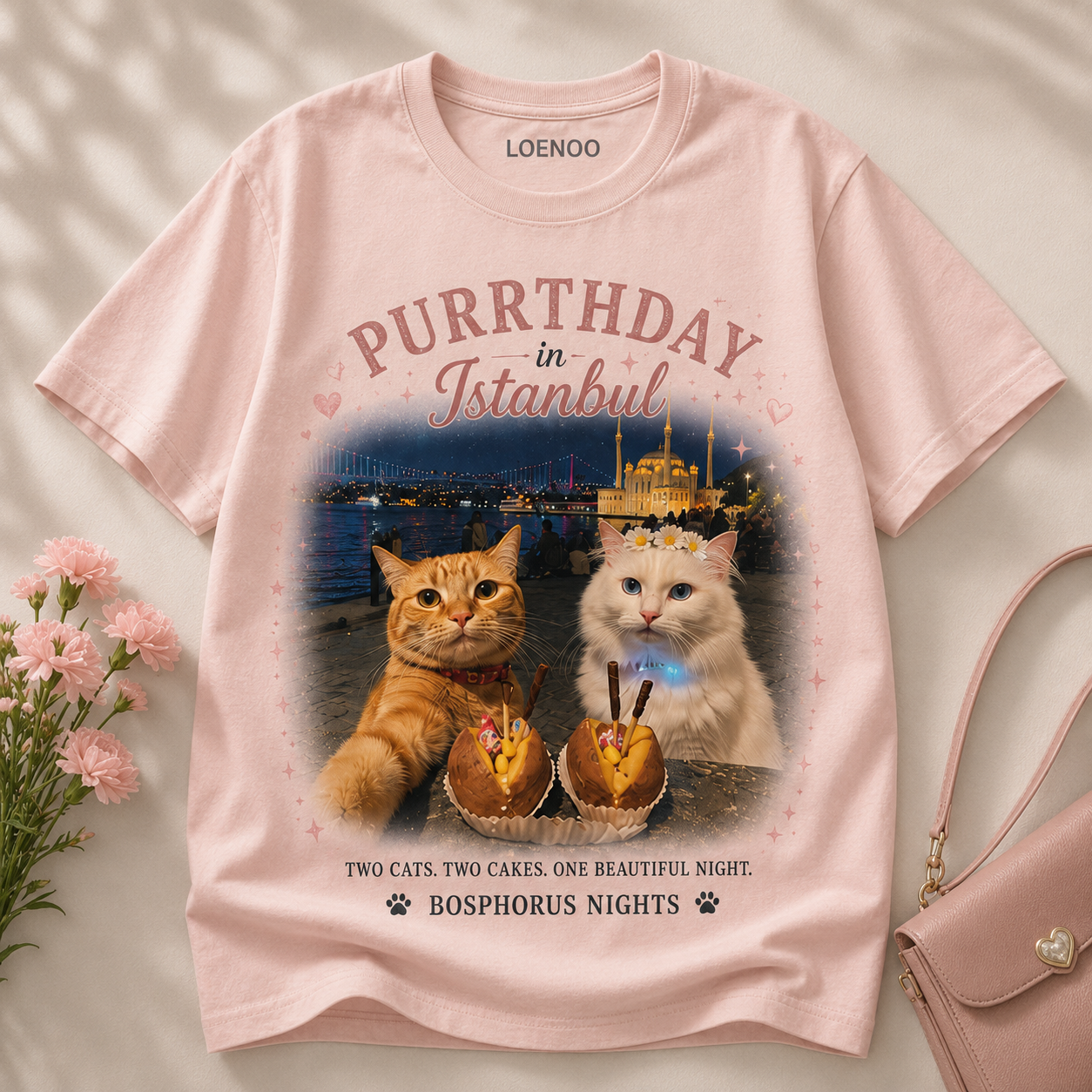 Purrthday in Istanbul Cat Tee