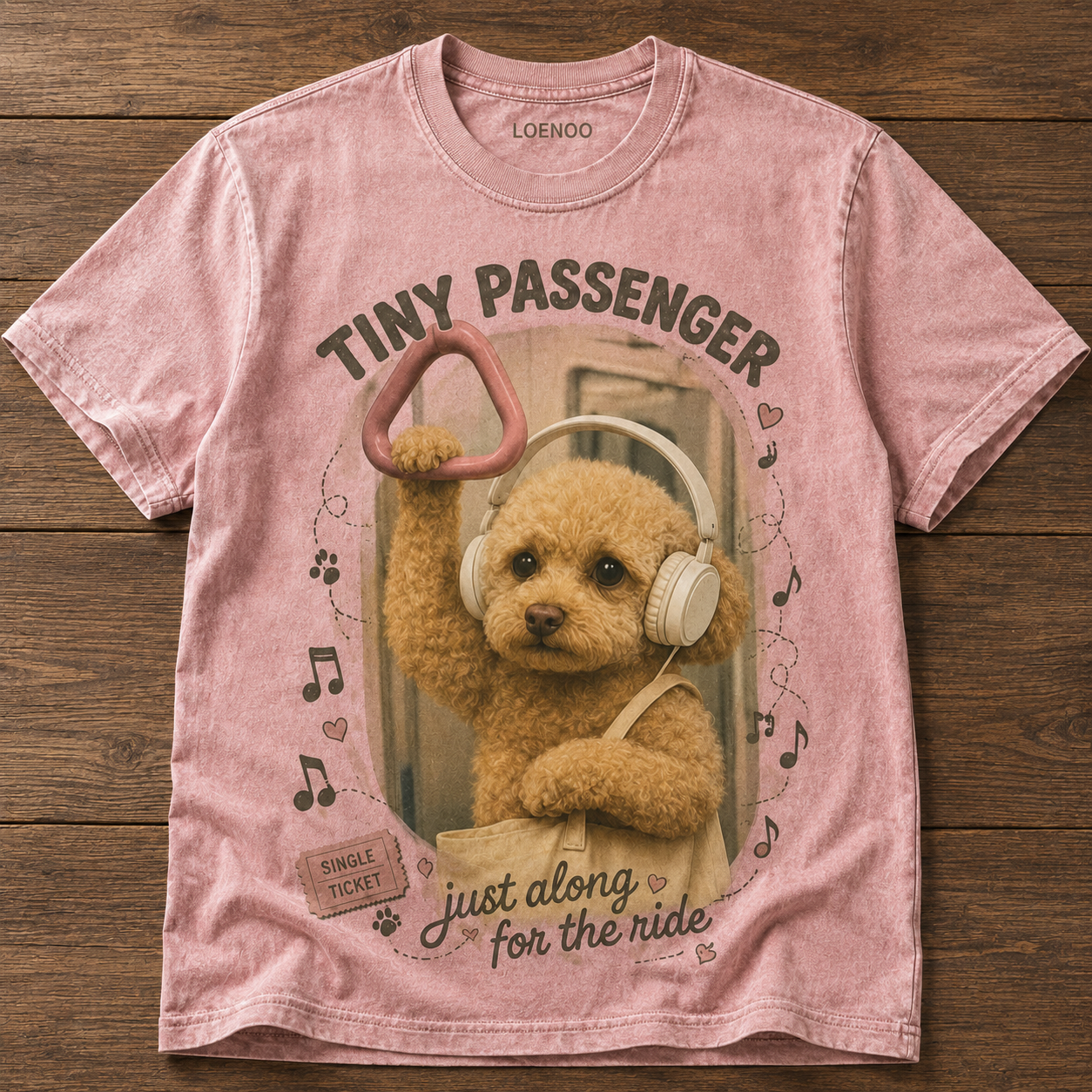 🐶🎧 Tiny Passenger On Board!