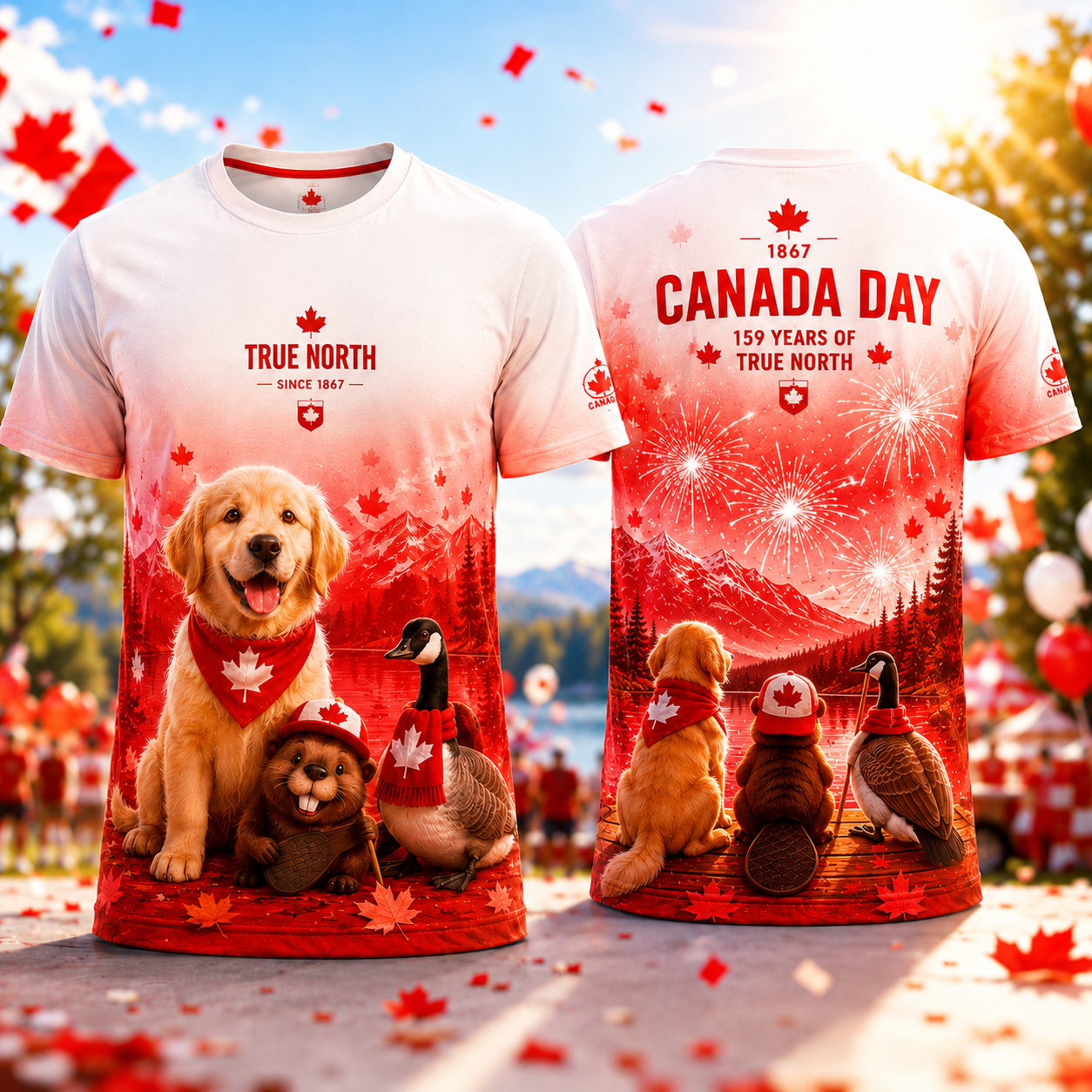 🍁Funny Maple Celebration Tee