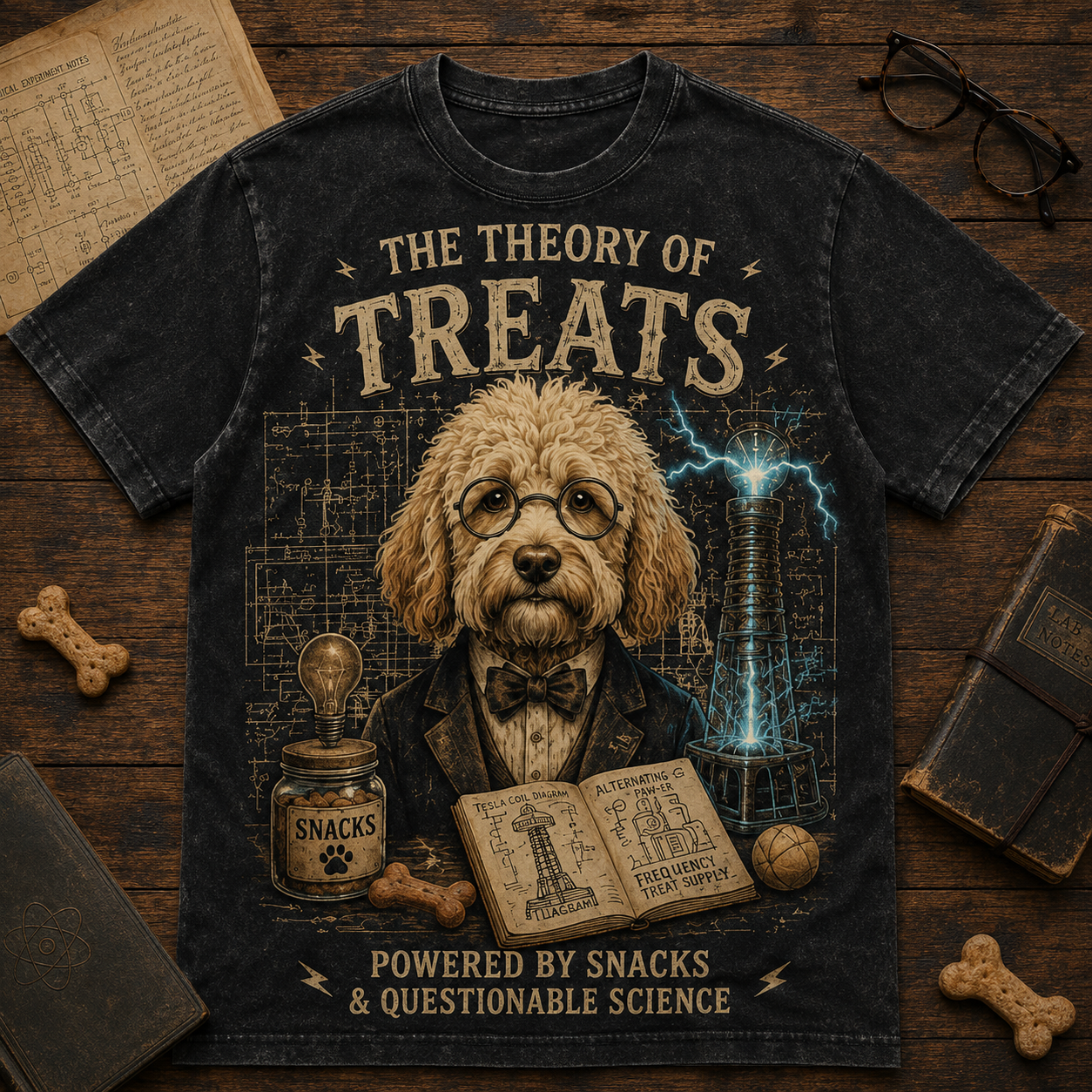 Nikola Pawsla | The Theory of Treats Tee