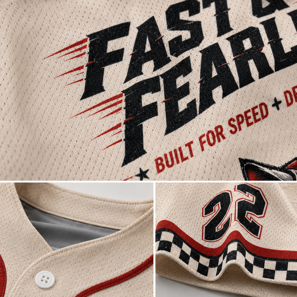 Fast & Fearless Racing Cat Jersey