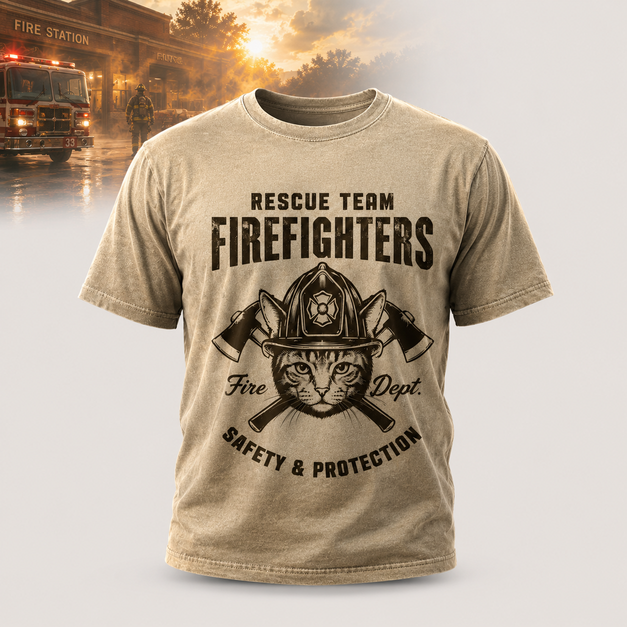 Firefighters Rescue Team T-Shirt