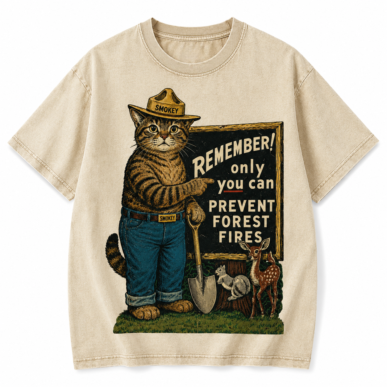 Forest Guardian Cat T-Shirt