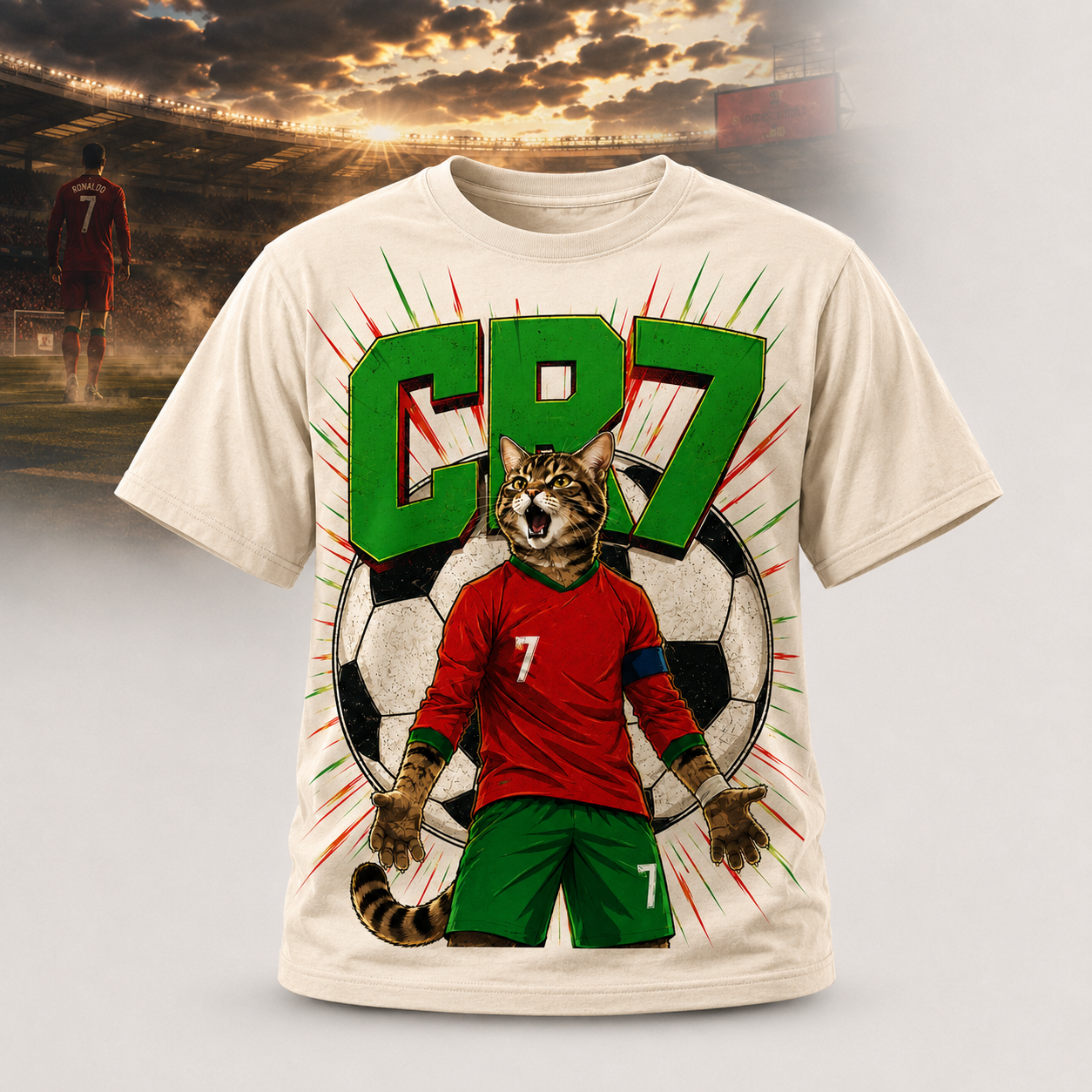 Legendary No.7 Cat T-Shirt