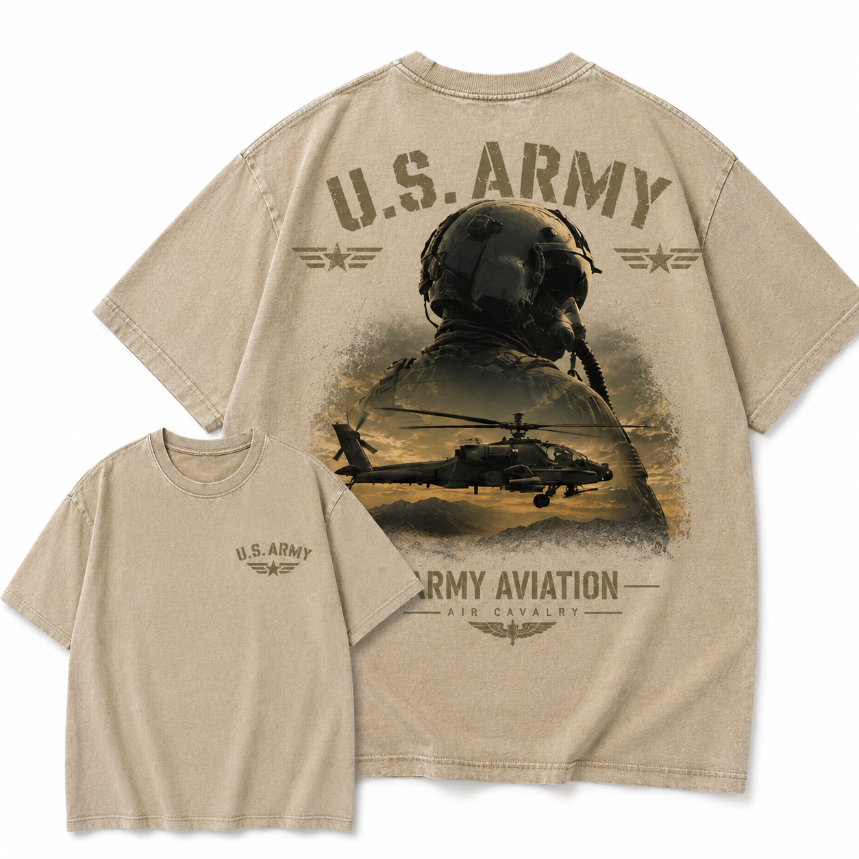 Army Aviation Apache Pilot T-Shirt