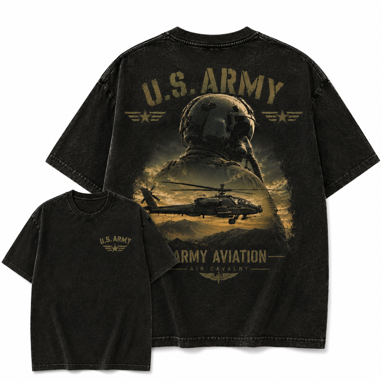 Army Aviation Apache Pilot T-Shirt