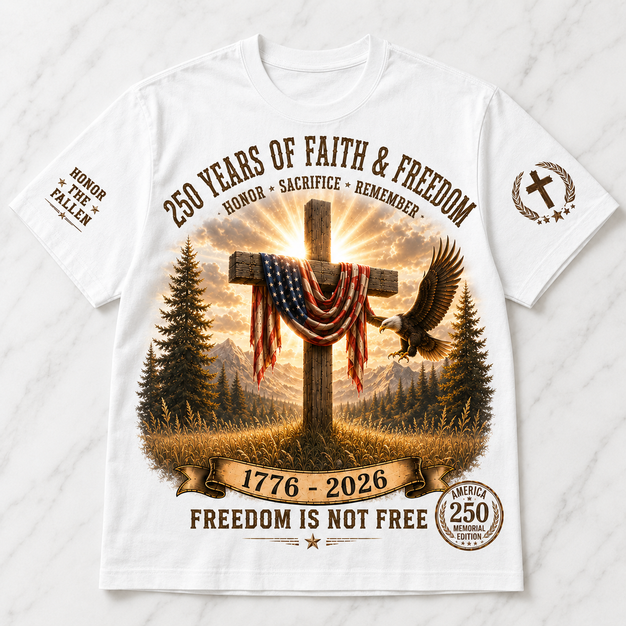 250 Years of Faith  Freedom Tee
