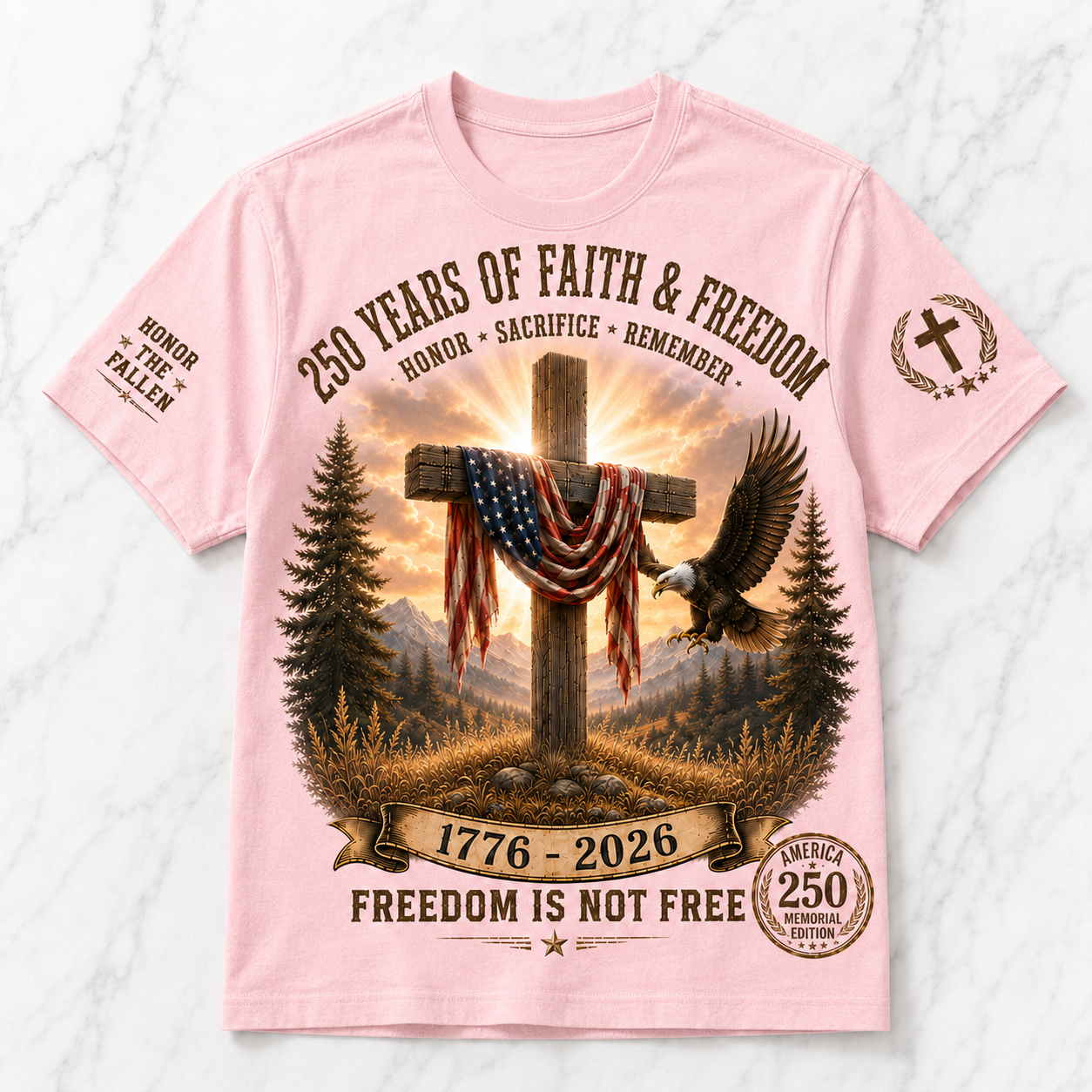 250 Years of Faith  Freedom Tee