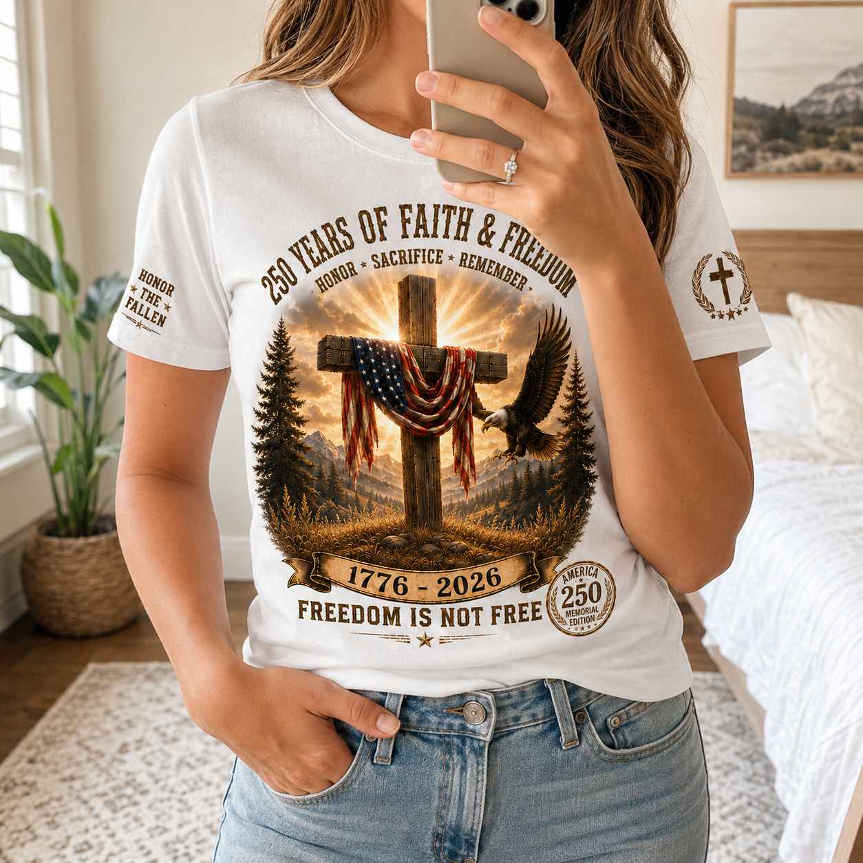 250 Years of Faith  Freedom Tee
