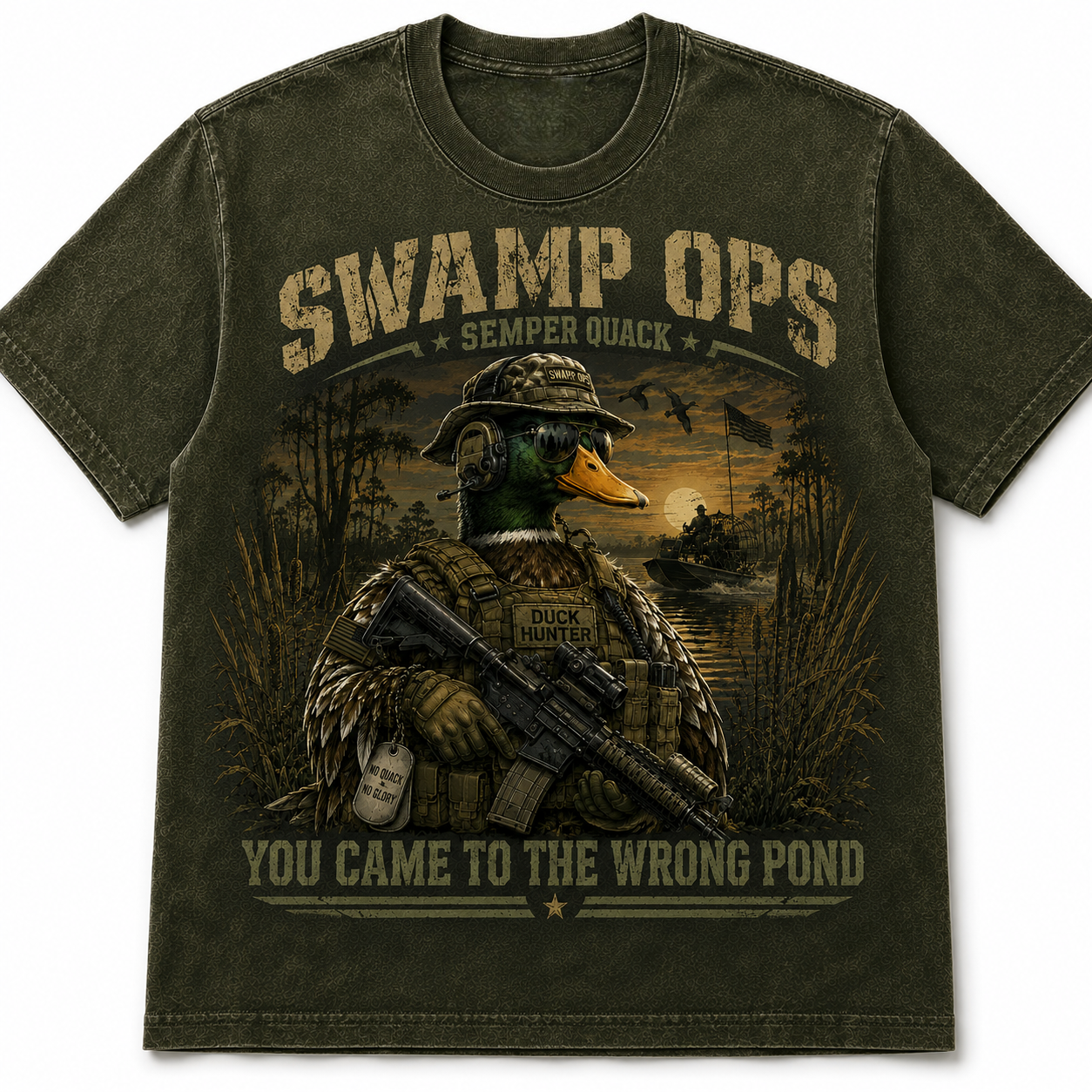Swamp Ops Duck Hunter T-Shirt