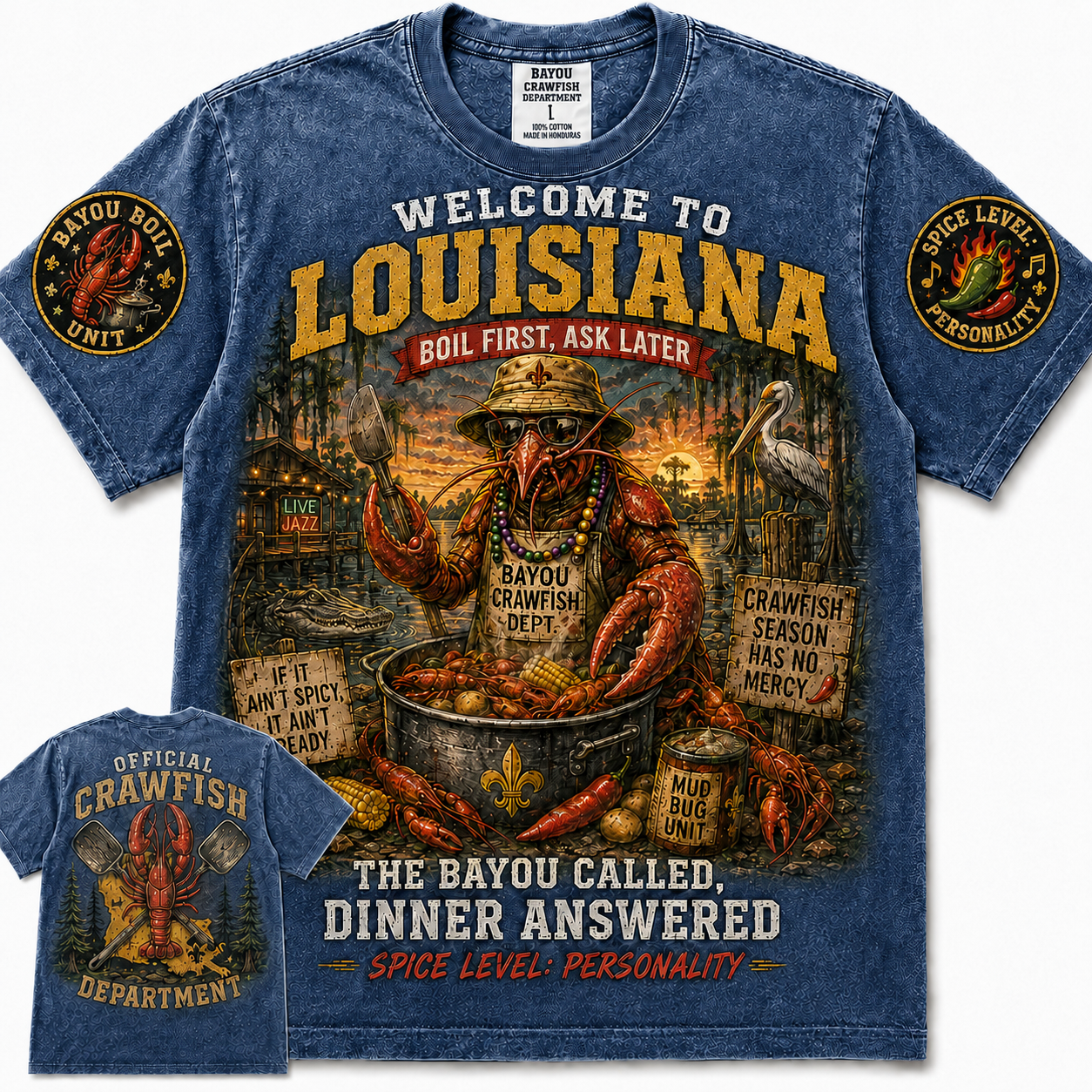 Louisiana Crawfish Boil Dinner T-Shirt