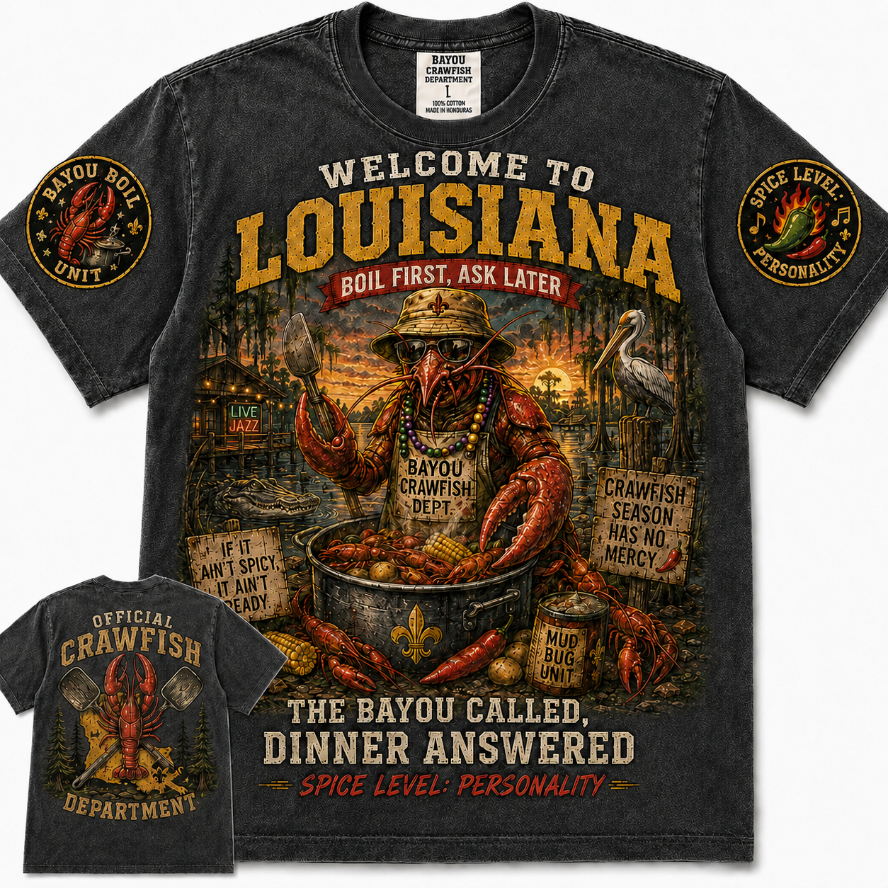 Louisiana Crawfish Boil Dinner T-Shirt