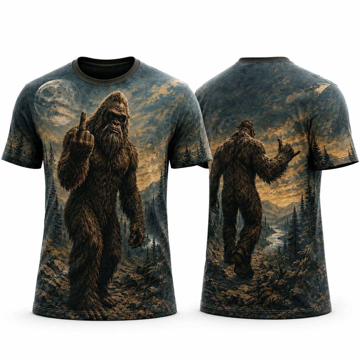 Bigfoot Mountain Legend Moisture-Wicking Performance Shirt