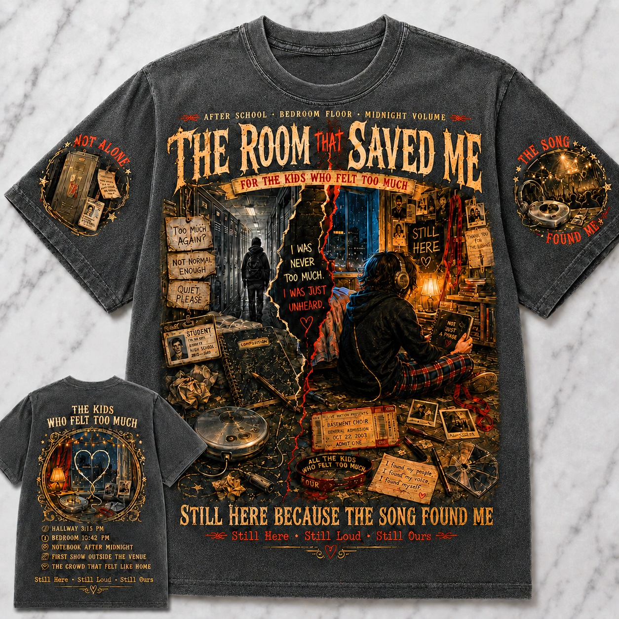 The Room Saved Me Music Lover T-Shirt