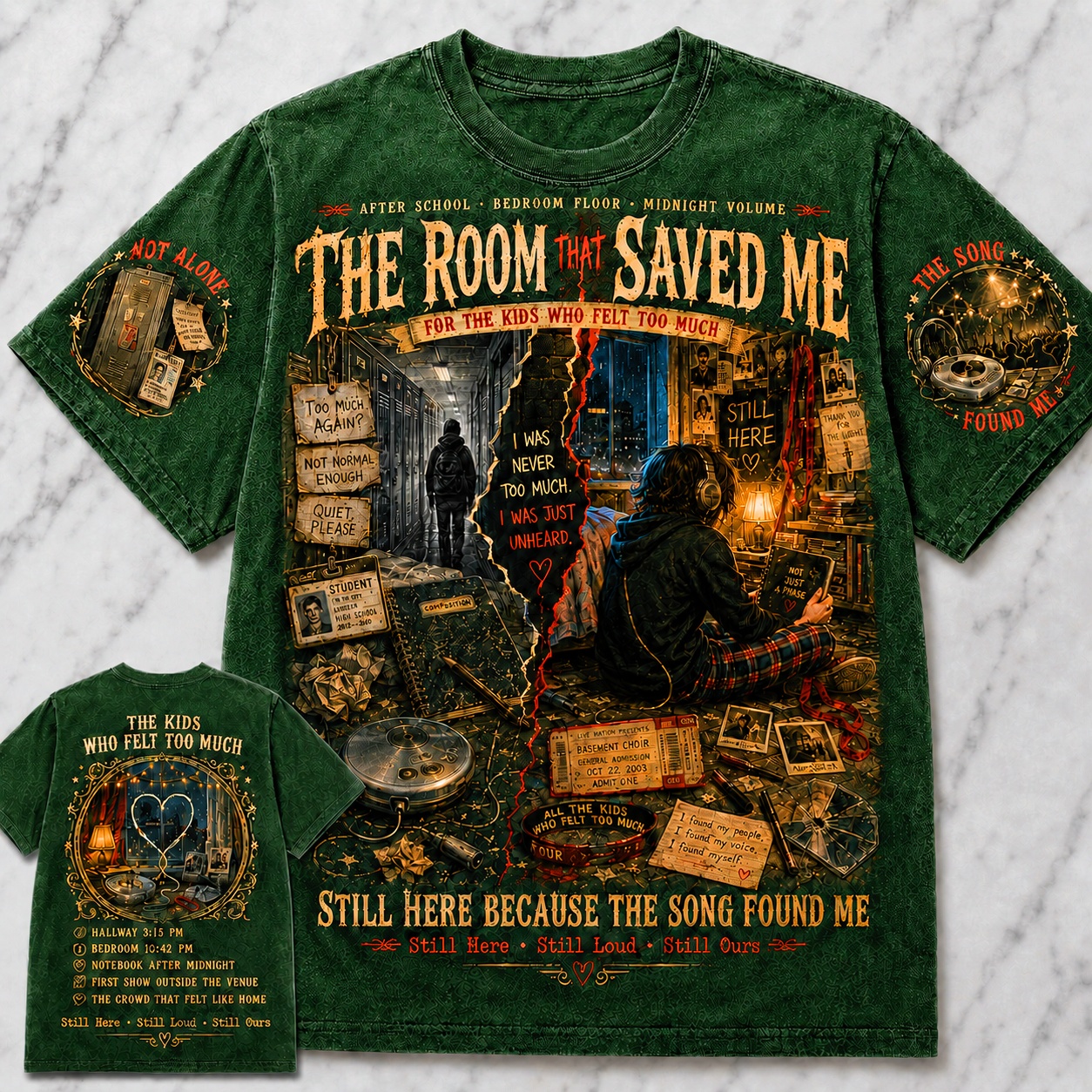 The Room Saved Me Music Lover T-Shirt