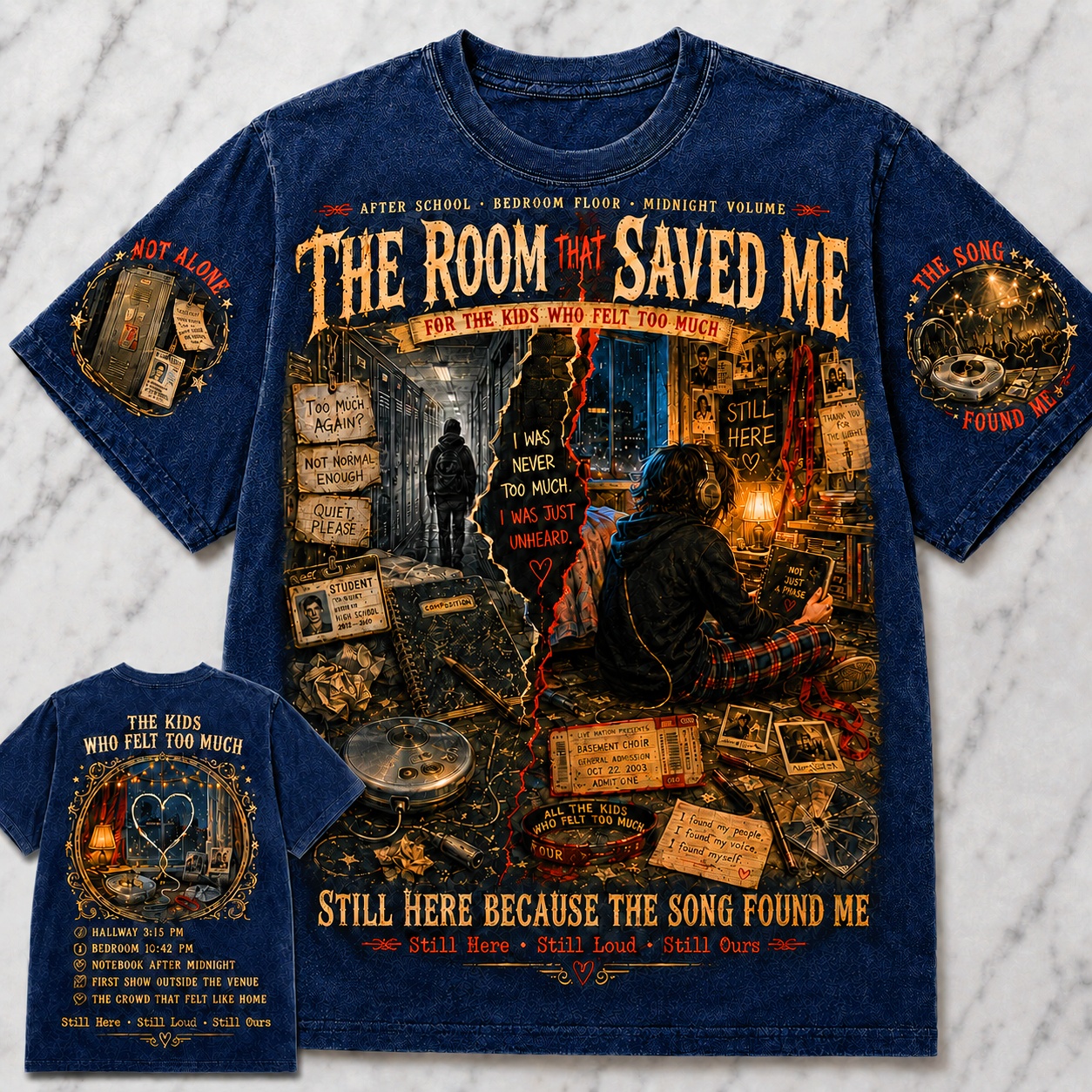 The Room Saved Me Music Lover T-Shirt