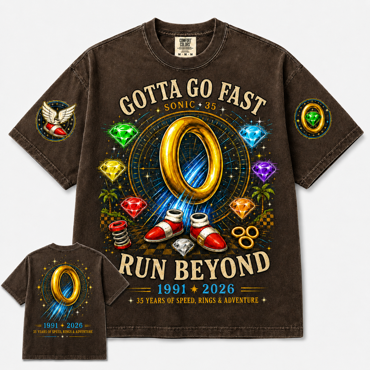 Gotta Go Fast 35th Anniversary Ring T-Shirt