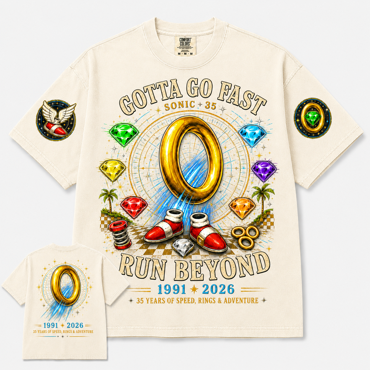 Gotta Go Fast 35th Anniversary Ring T-Shirt