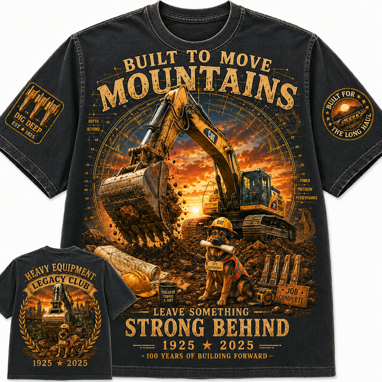 100 Years of Heavy Equipment Legacy T-Shirt