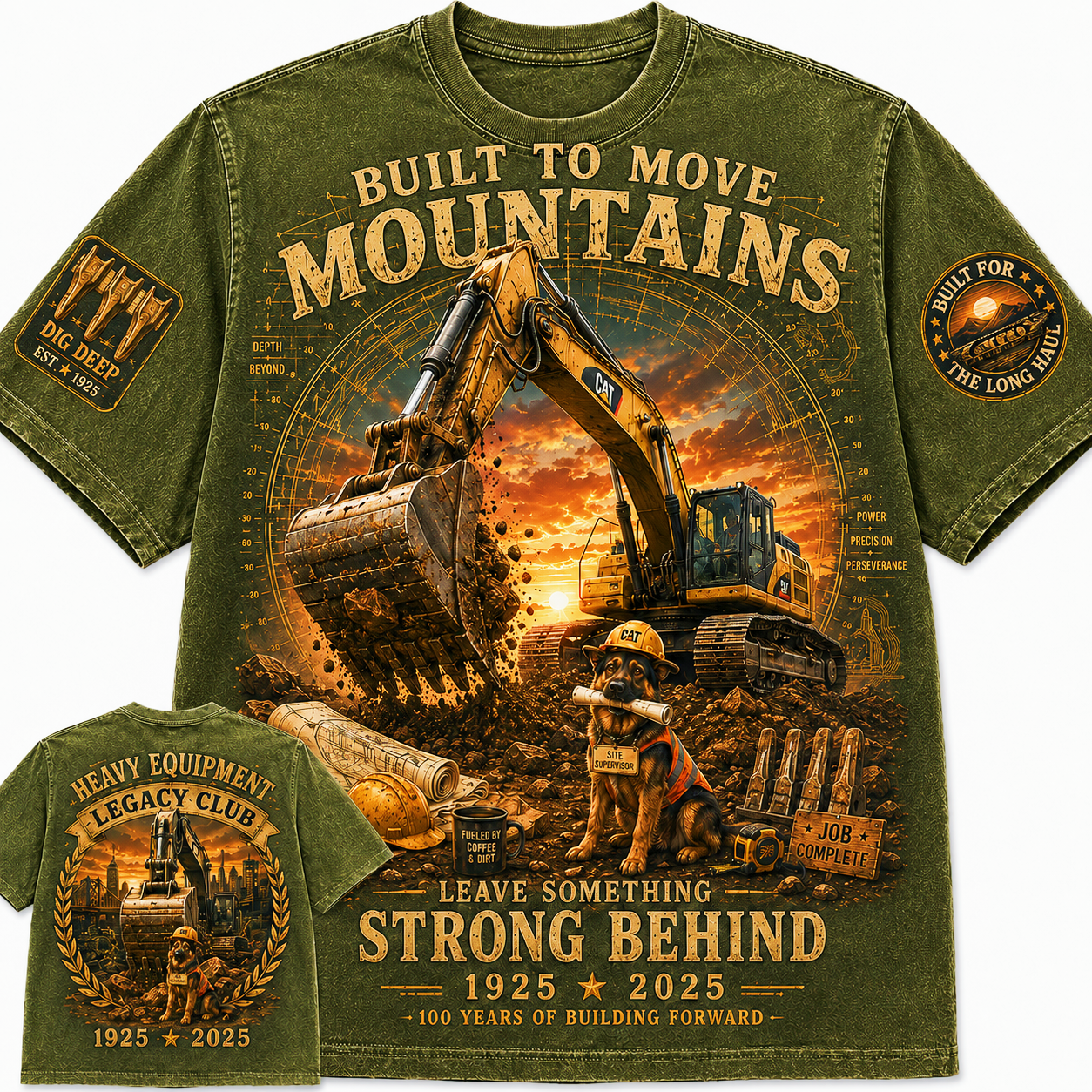 100 Years of Heavy Equipment Legacy T-Shirt
