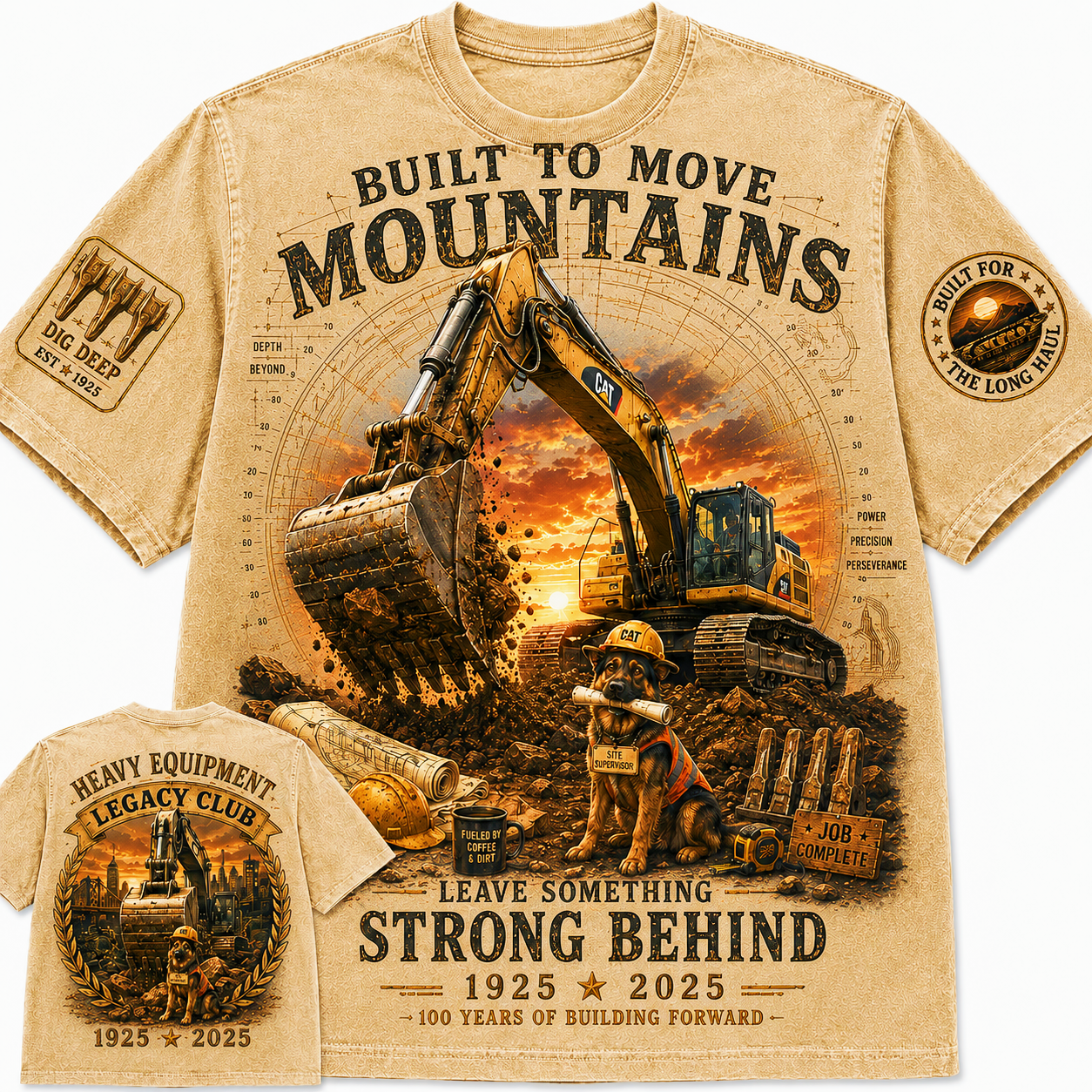 100 Years of Heavy Equipment Legacy T-Shirt