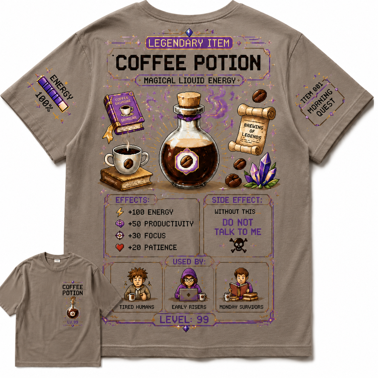 Coffee Potion Legendary Item Tee