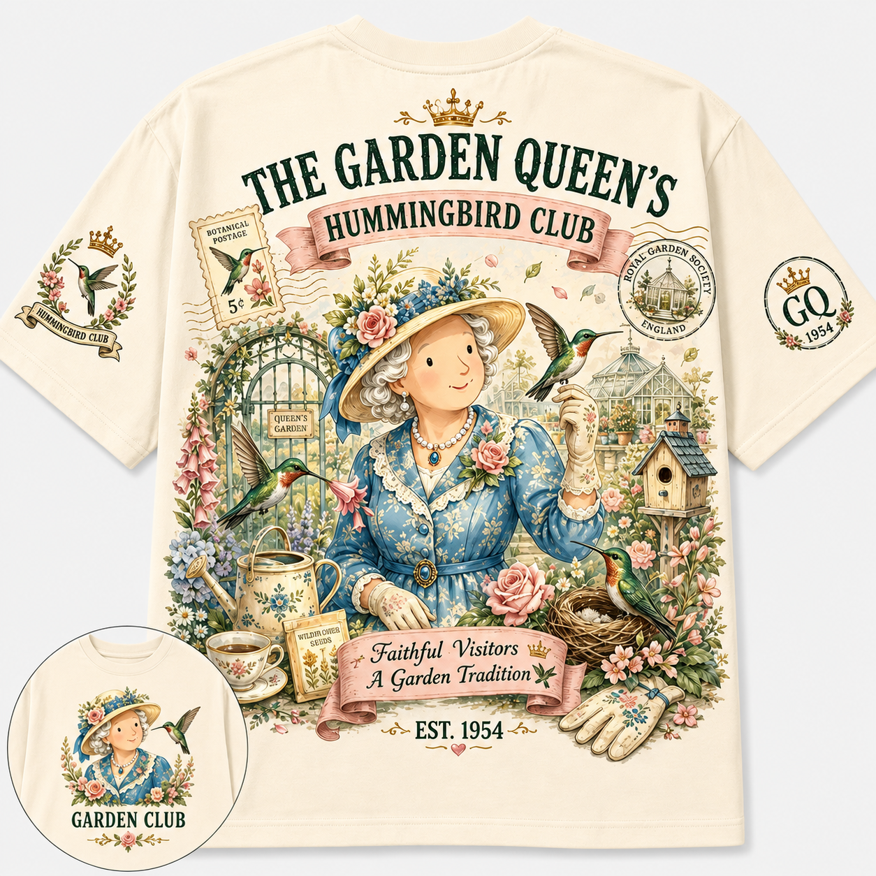 Garden Queen’s Hummingbird Club T-Shirt