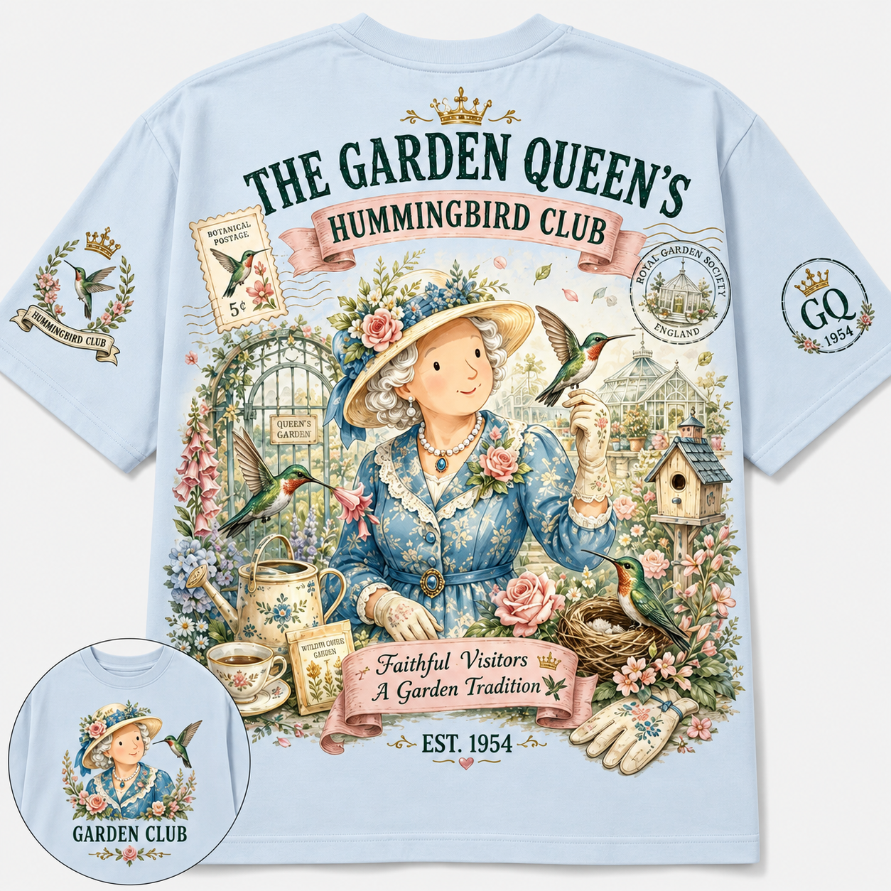 Garden Queen’s Hummingbird Club T-Shirt