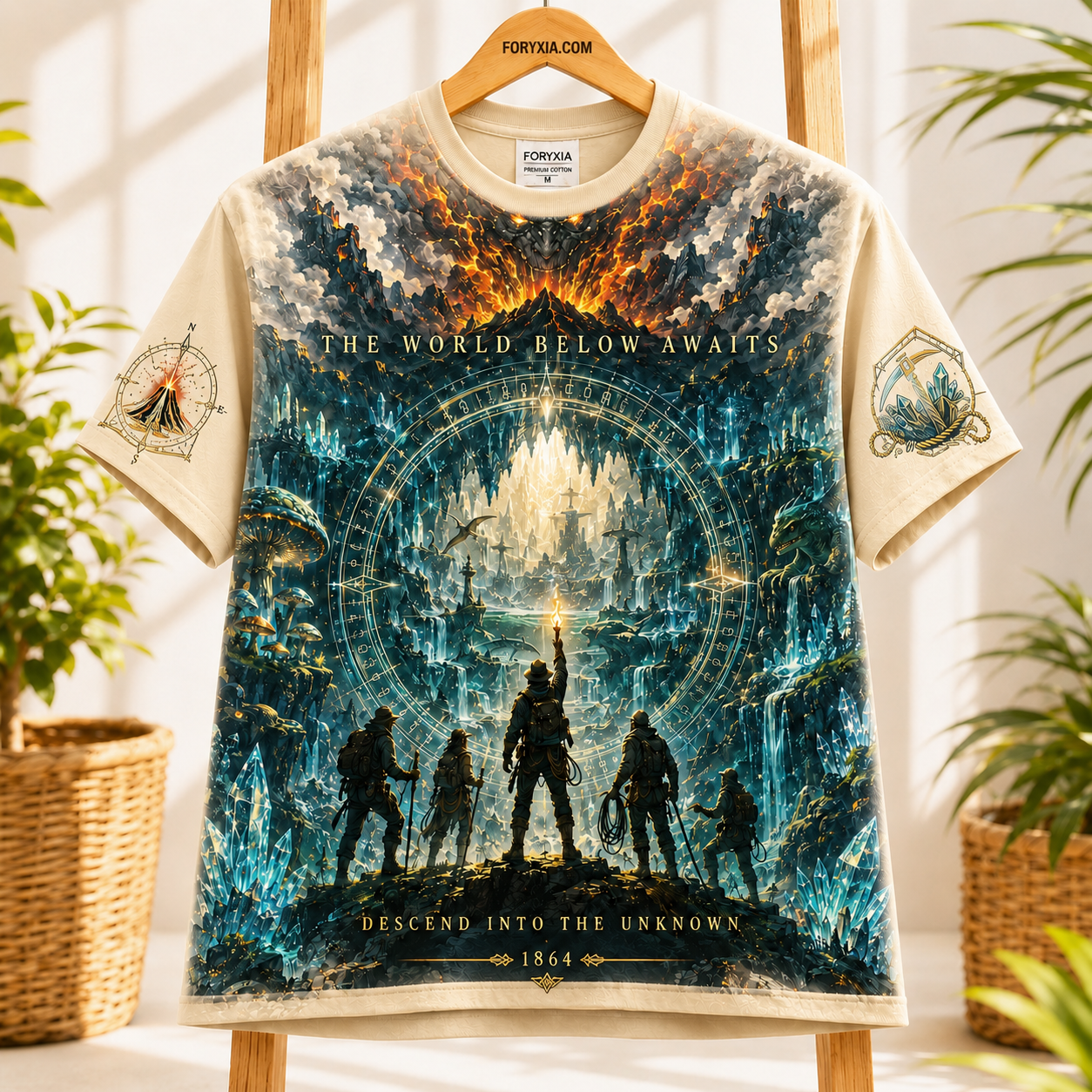 The World Below Awaits Crystal Expedition T-Shirt